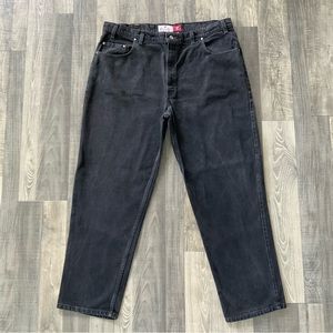 44x32 VTG 90’s Levi's 545 Loose Fit Jeans 
# 545-0260
BLACK
MADE IN USA